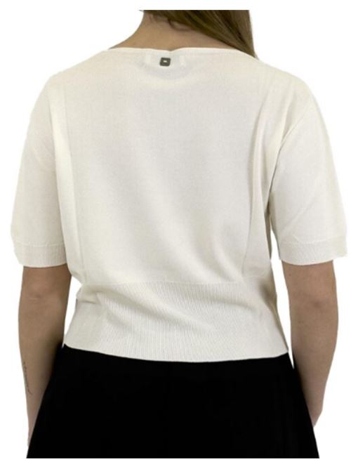 Maglia crop in filo m/c Manila Grace MANILA GRACE | M430VU-MA043